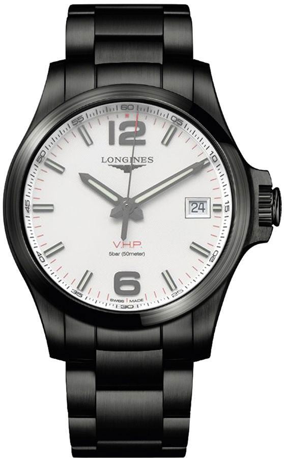 Longines Conquest V.H.P. Quartz Silver Dial Men's Watch L3.726.2.76.6